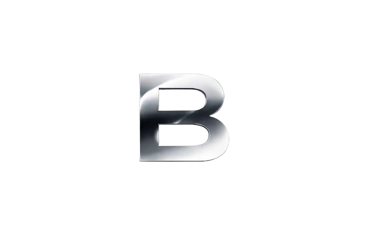 BLANQ chrome B monogram